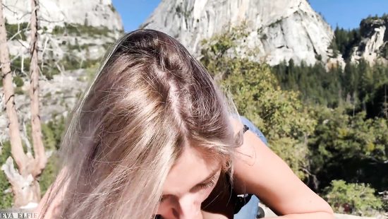 Что за поход, если не трахнуться на камеру в красивых местах