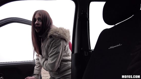 Смазливая девчонка расплатилась сексом за проезд со зрелым водителем