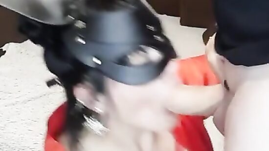 Анечка попой на члене