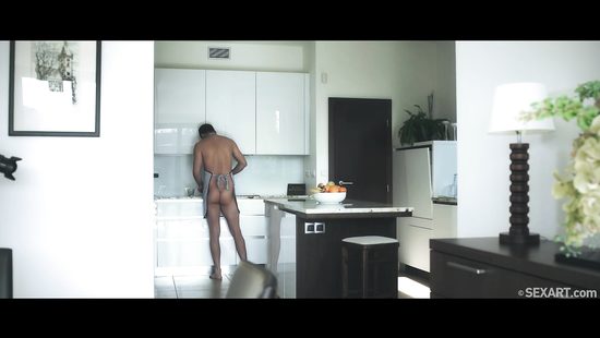 Утренний трах красивой семейной пары с окончанием в вагину