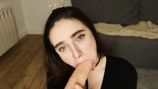 Миньетик с дильдо