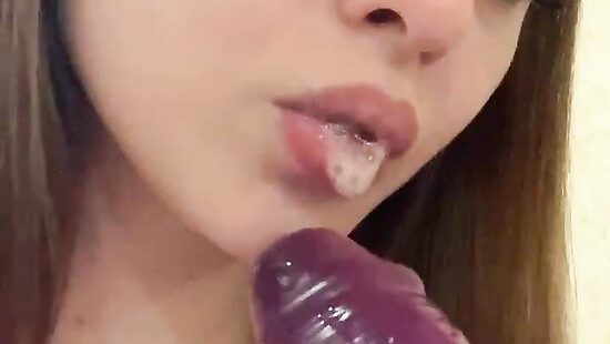 Тренировочка минета)))